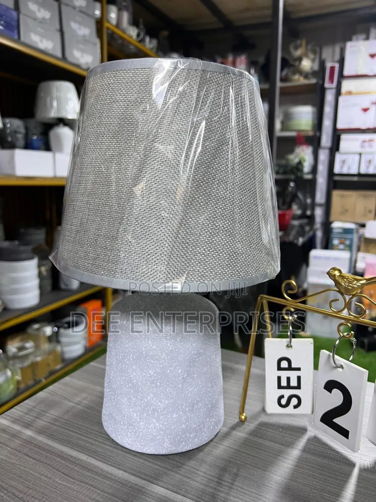Grey Lamps/Lamp Shades