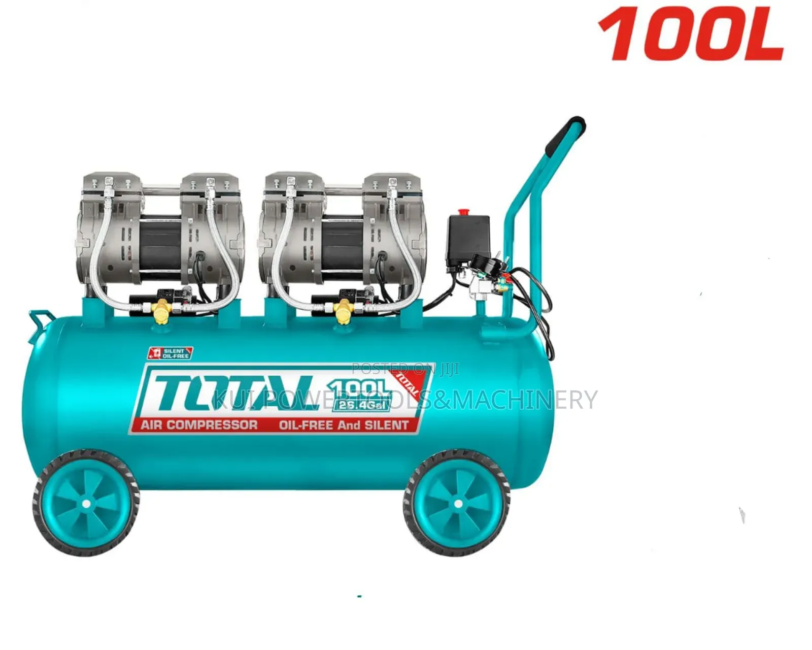 Total 100l Oil Less Air Compressor/ 100l Air Compressor