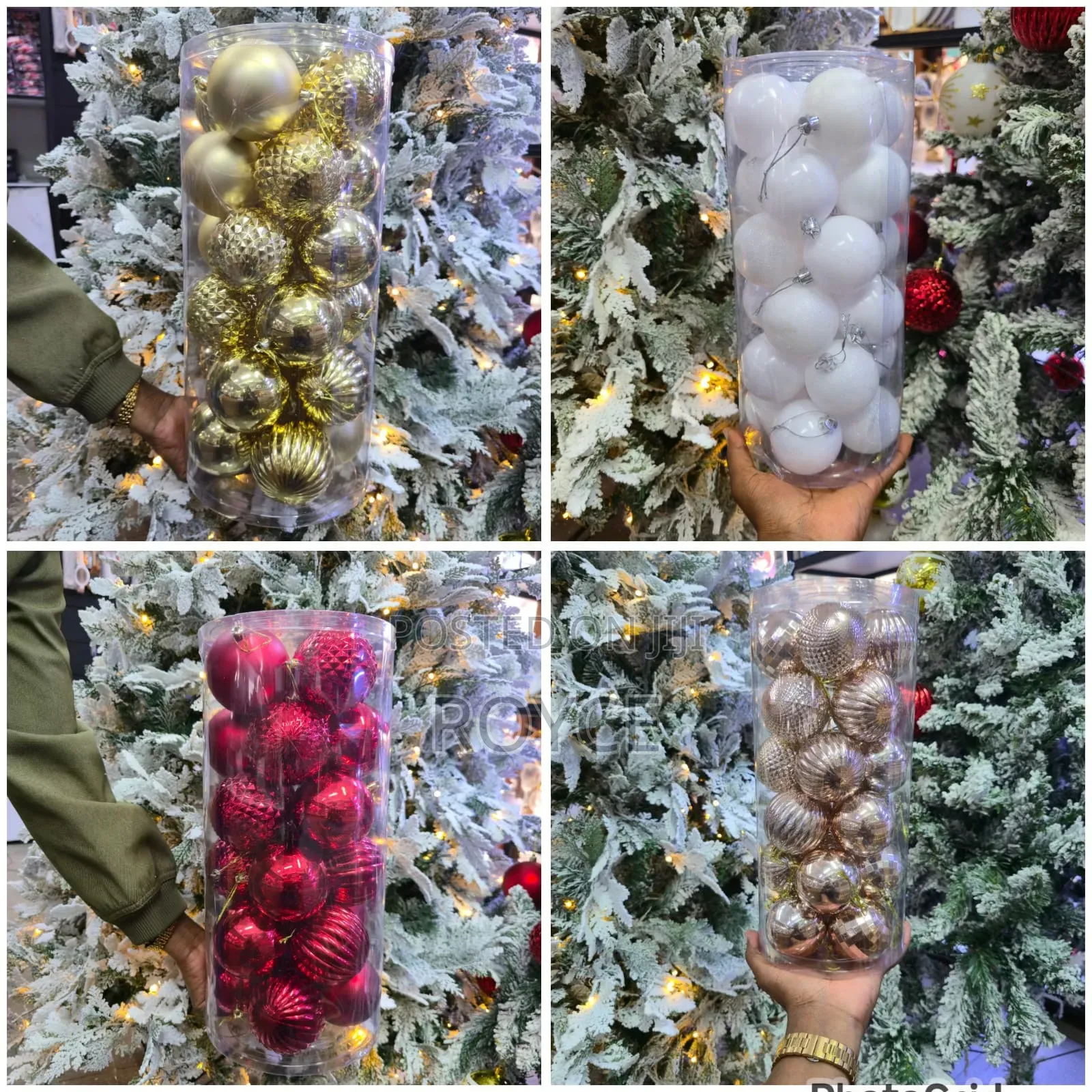 24pc Christmas Decor Ball Set