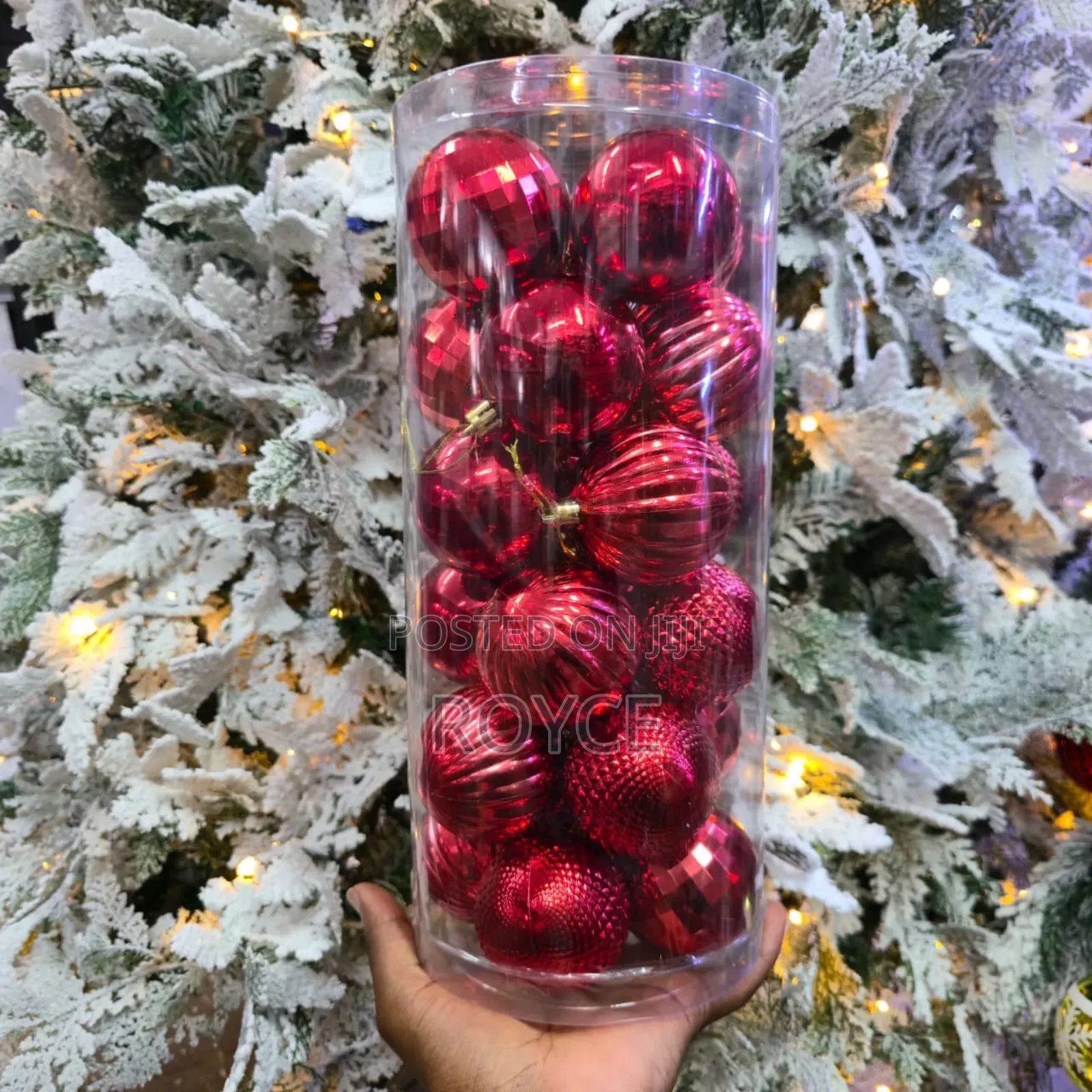 24pc Christmas Decor Ball Set