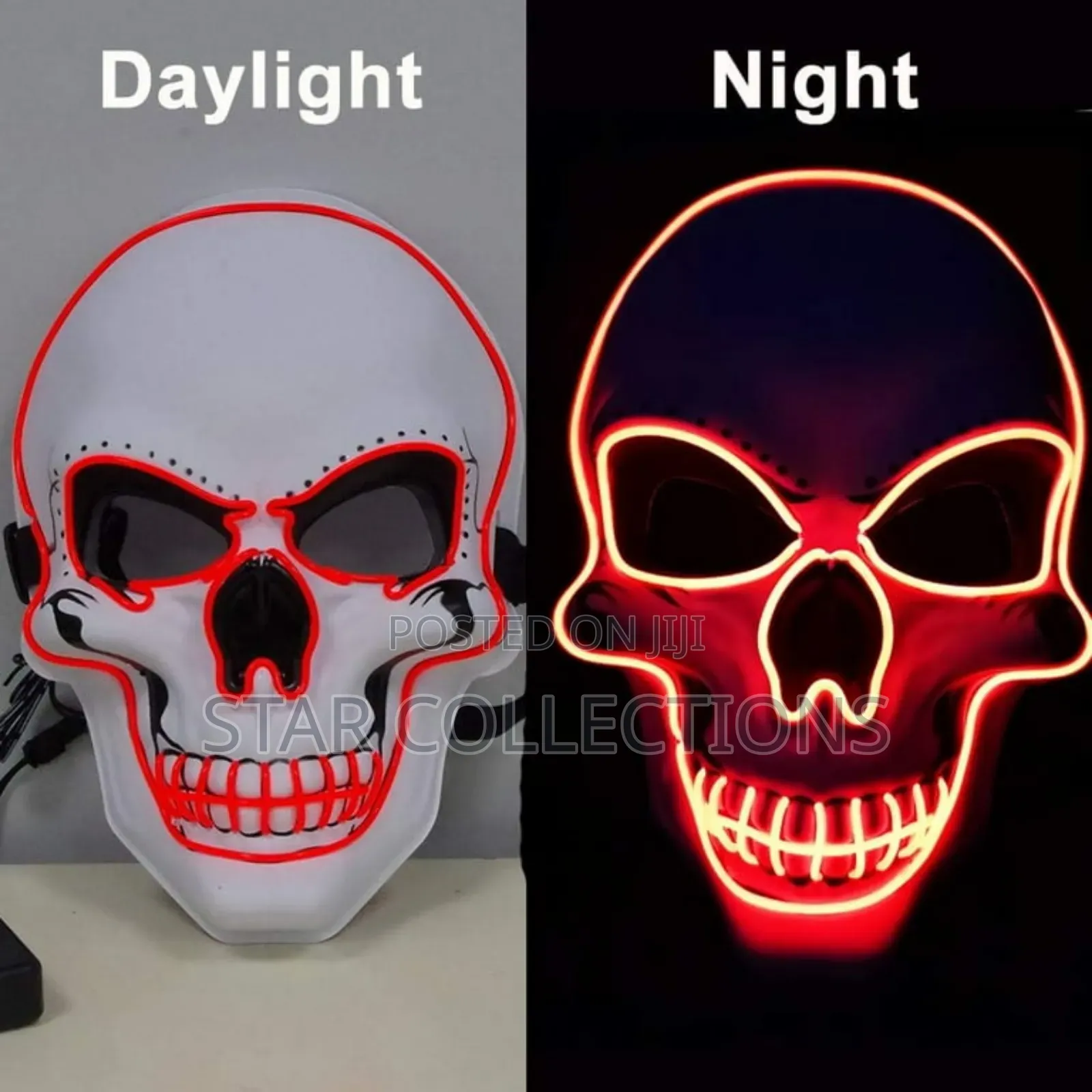 Led Light Up Skull Masks
