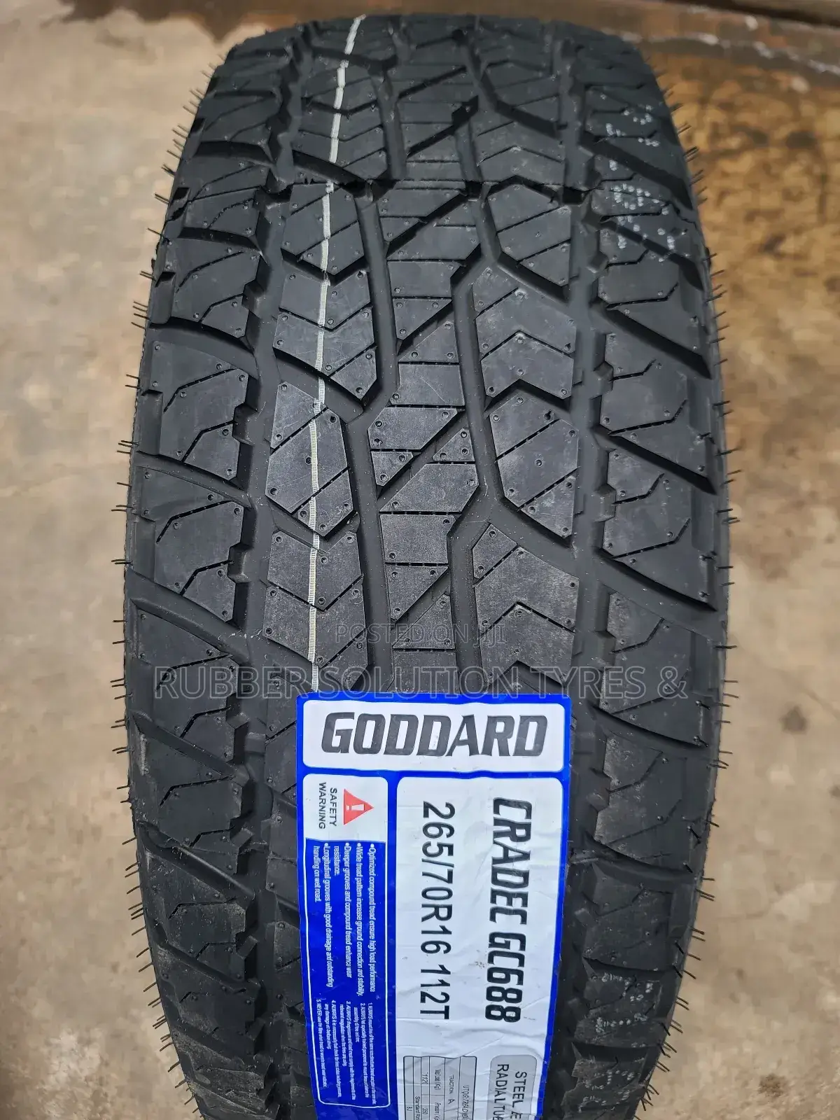 265 /70 R16 Goddard Tires 112t Cradec Gc688 All-Terrain