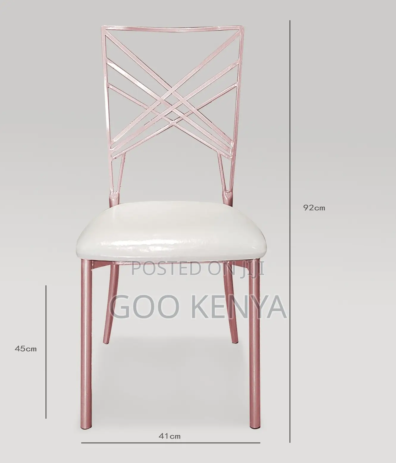 Home Chair; Heavy-Duty Metal Style Stackable Event Banquets Chair