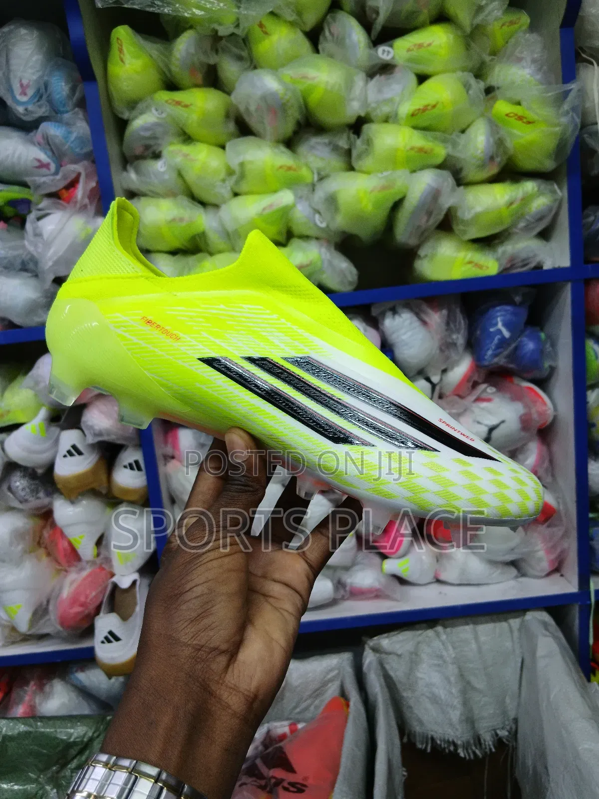 Adidas F50 - Light Green Speed Machine Edition Football Boots