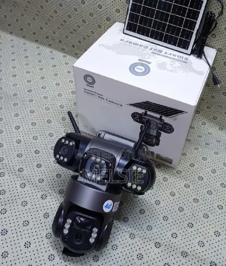 Intelligence 4g V380 Triple Lens Security Video Ip Camara )