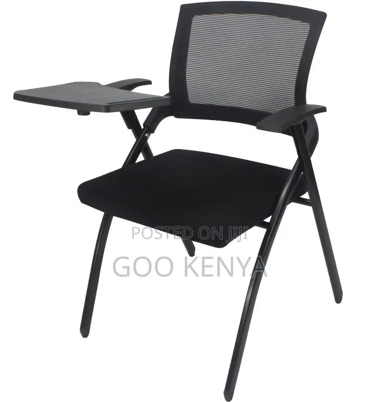 Office Chair; Stackable Chair With Flip Writing Desk for Meeting Rooms