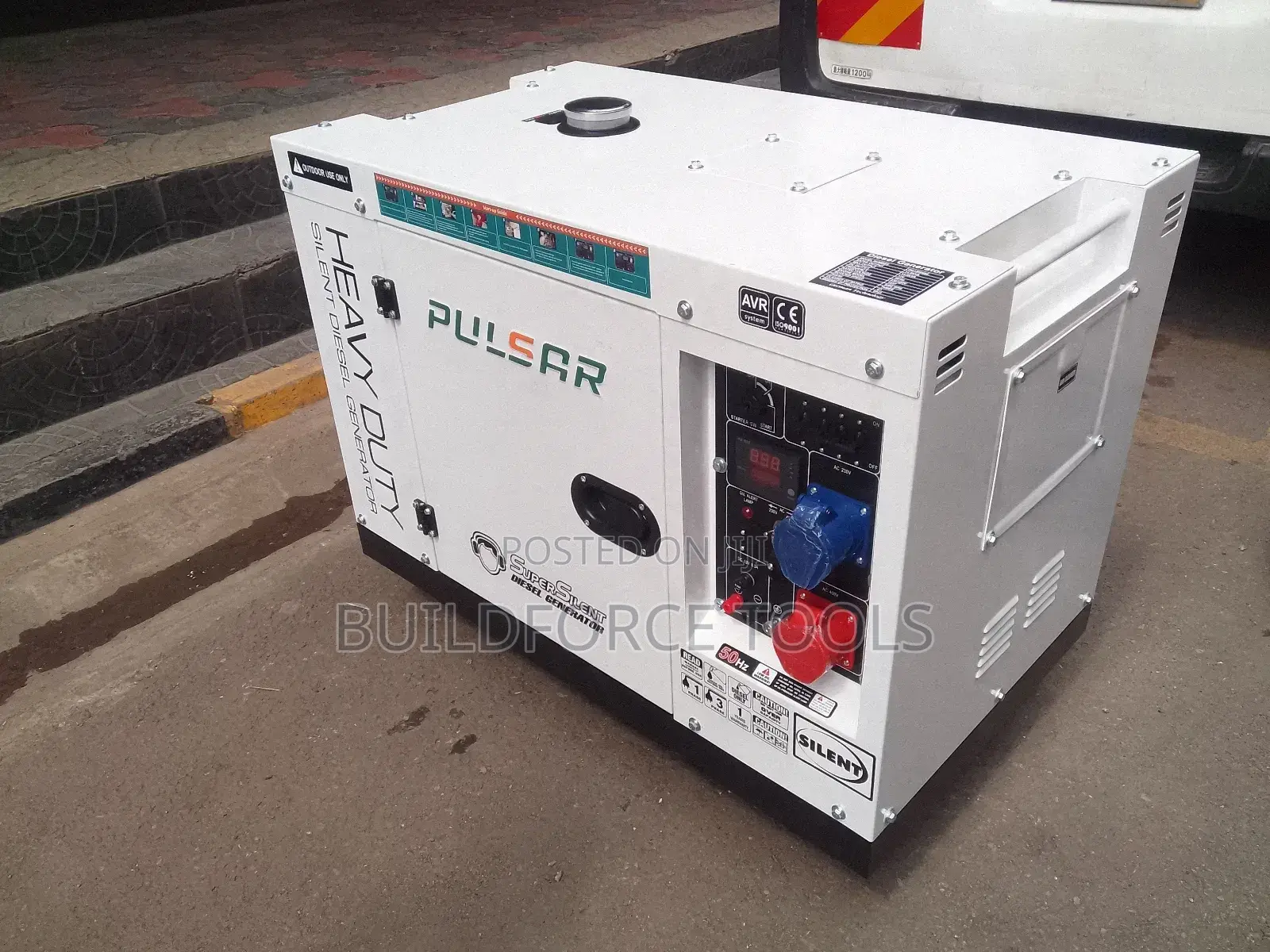 Pulsar 15kva Dual Phase Heavy Duty Diesel Silent Generator