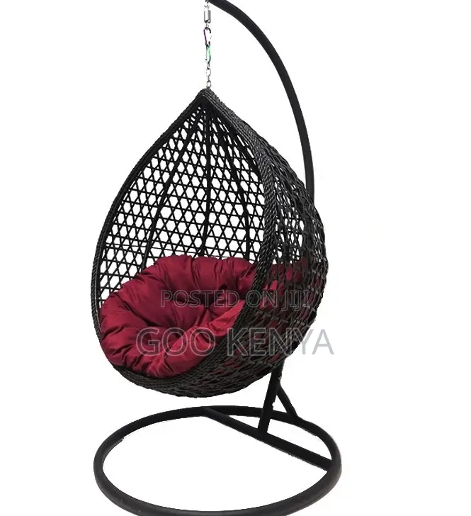 Home Chair; Rope-Weave Hanging Hammock Bench for Patio Relaxation