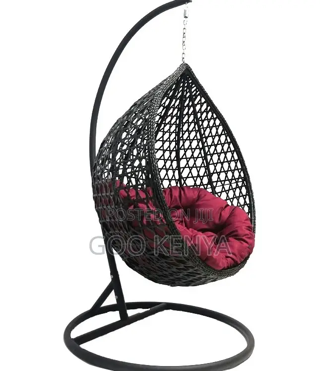 Home Chair; Rope-Weave Hanging Hammock Bench for Patio Relaxation