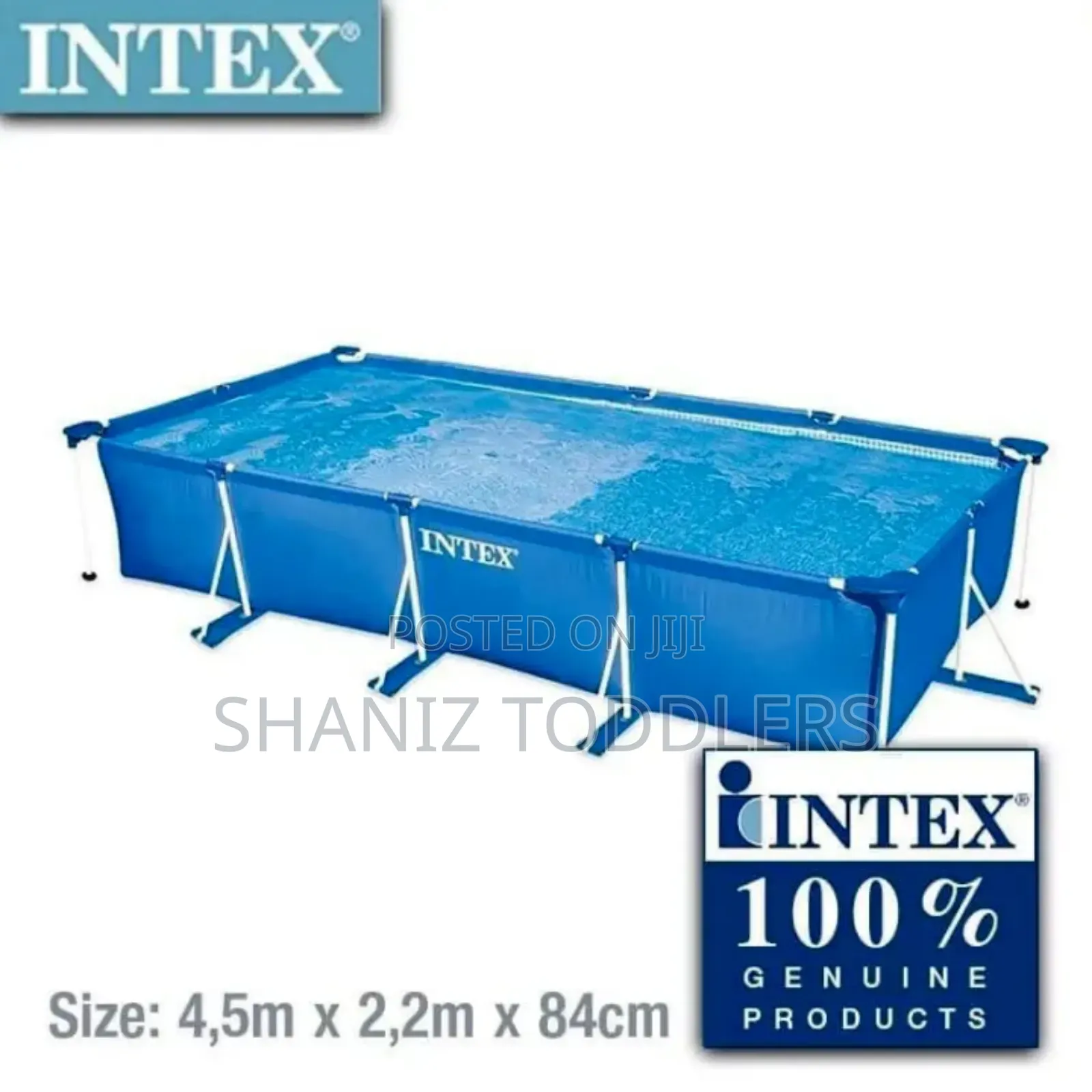 Intex Heavy Duty Frame Rectangular Swimming Pool