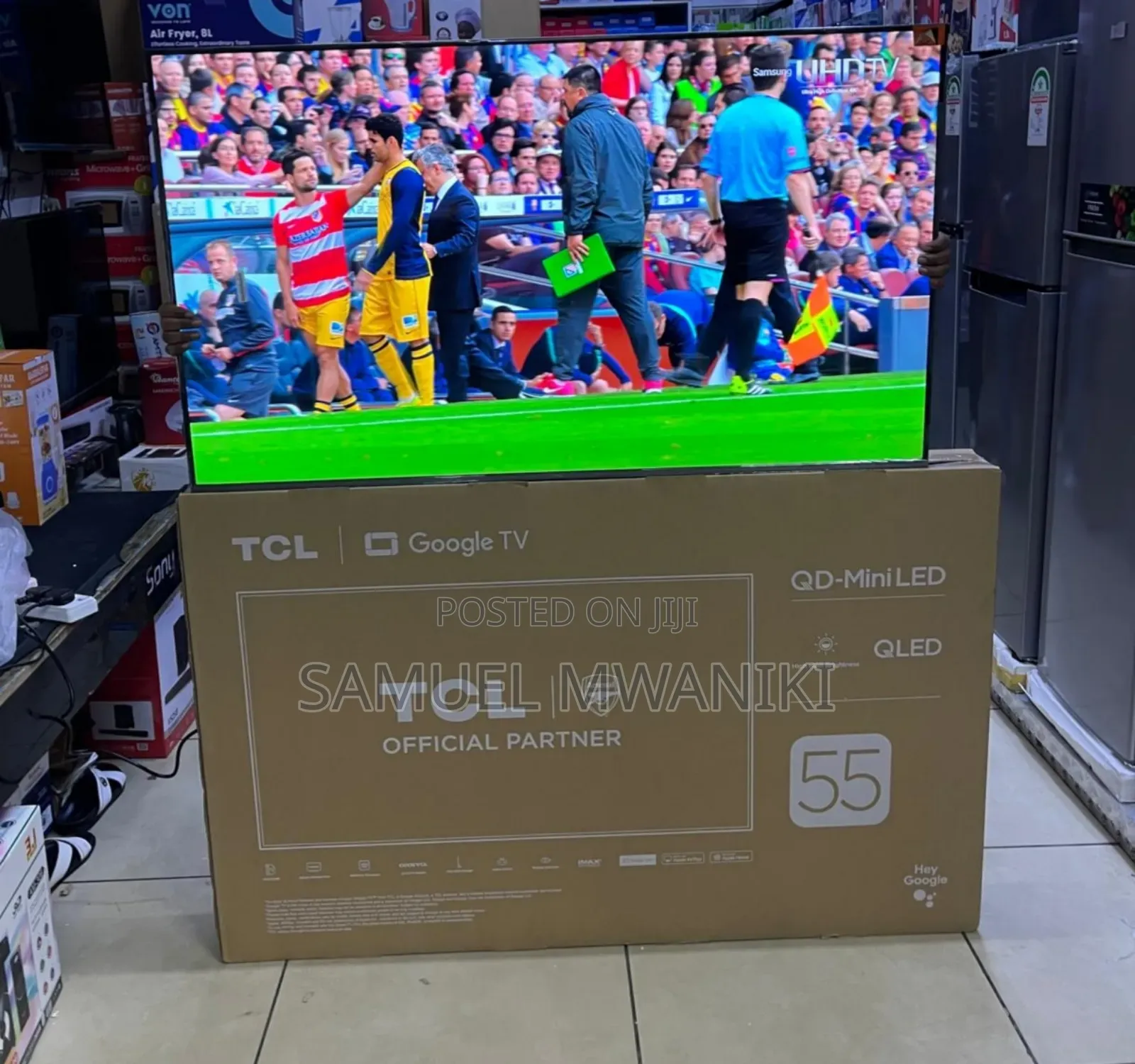 TCL C6k 55" Uhd Google TV Premium Qd-Miniled TV HDR 10+ 144hz
