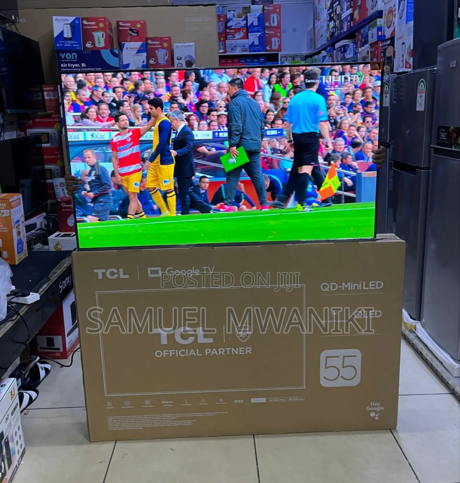 TCL C6k 55" Uhd Google TV Premium Qd-Miniled TV HDR 10+ 144hz