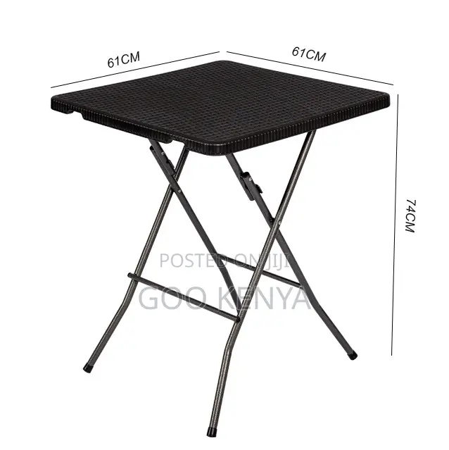 Home Table; Adjustable Height Outdoor Portable Folding Table .