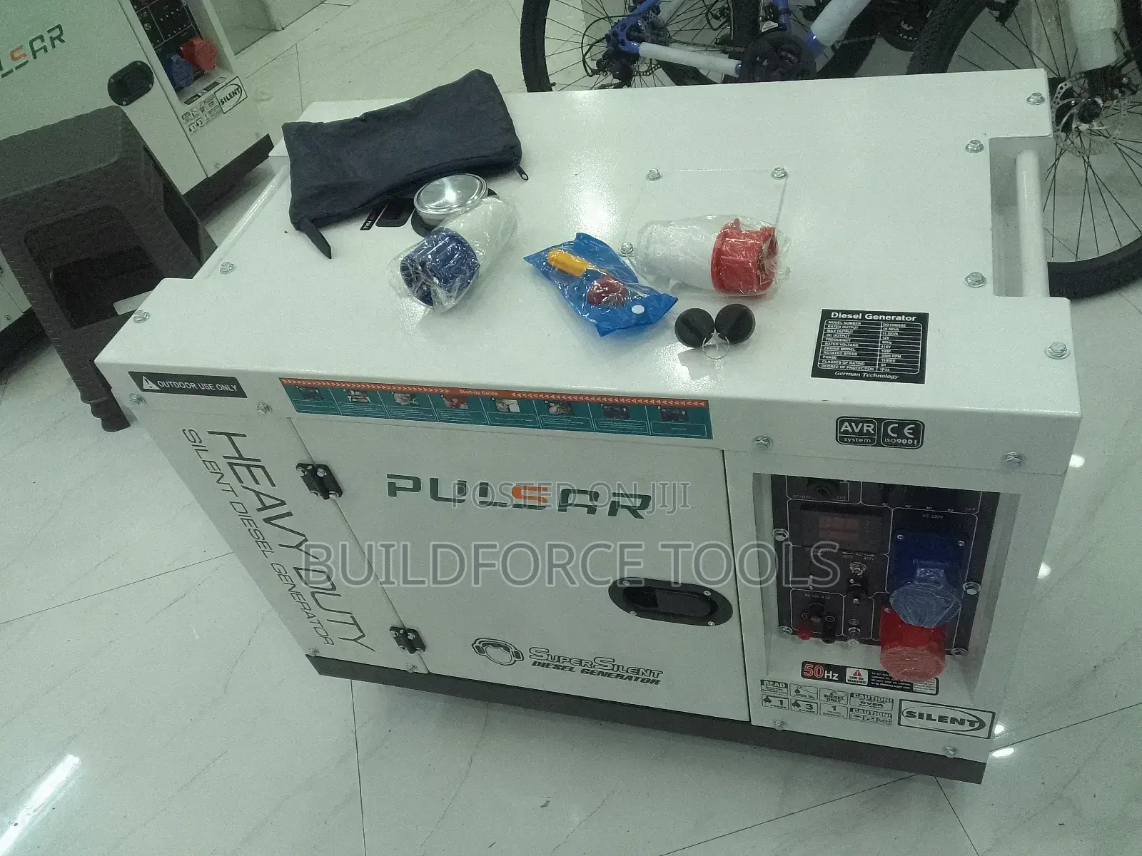 Pulsar Heavy Duty 15kva Dual Phase Generator