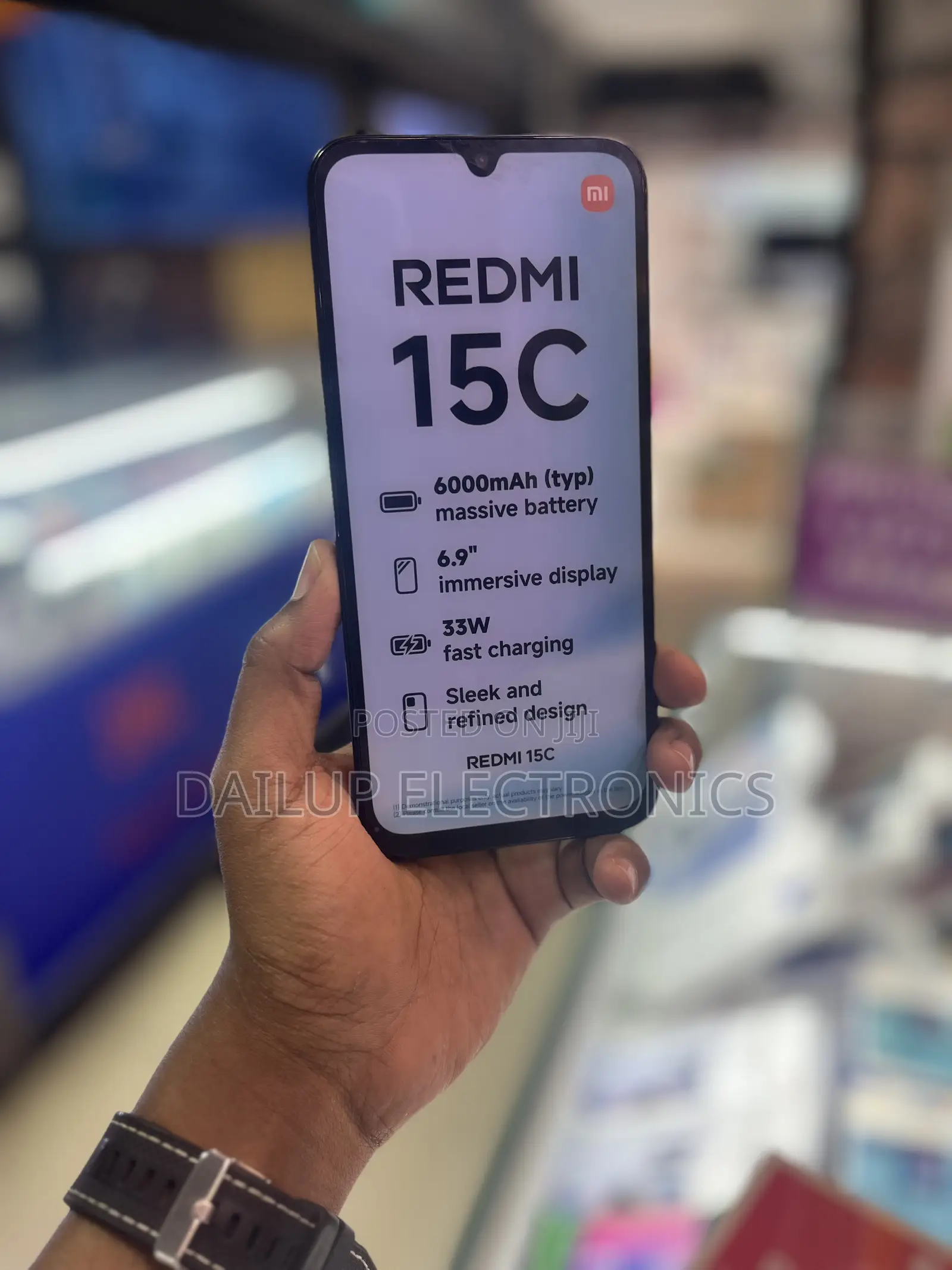 New Xiaomi Redmi 15C 4G 128 GB Black