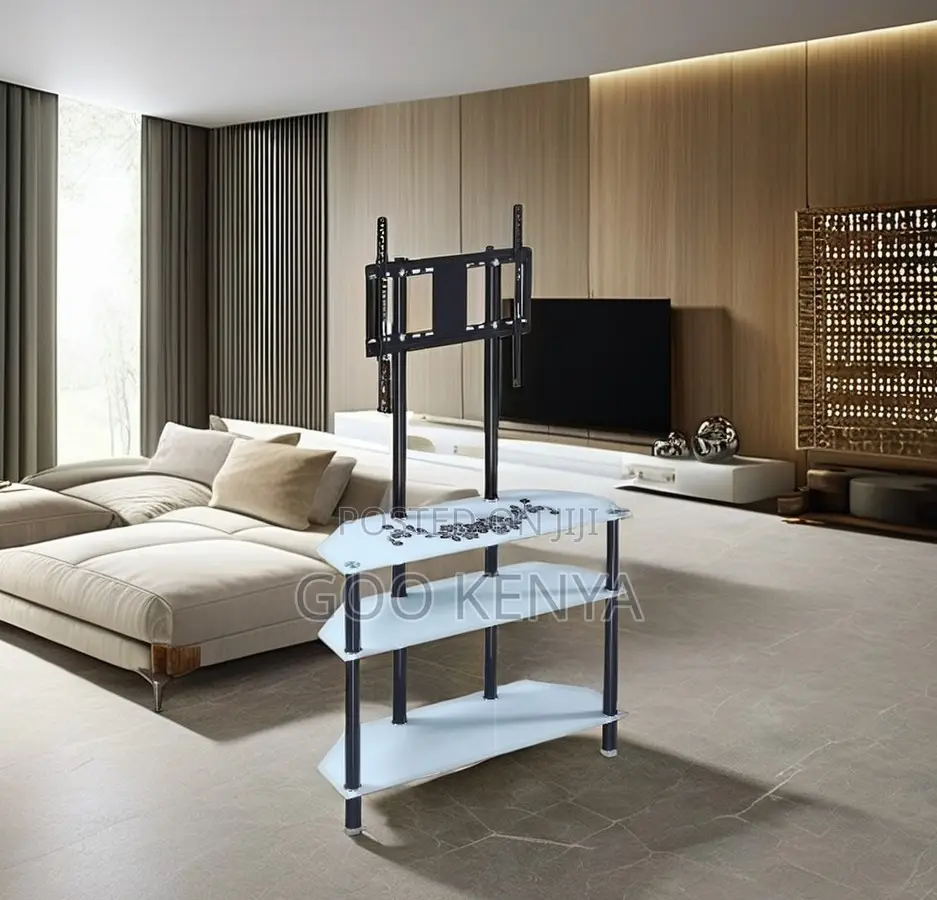 Home Tv Stand; Modern Floor Stand Tv Cabinet With Mounting Bracket