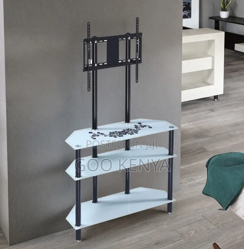 Home Tv Stand; Modern Floor Stand Tv Cabinet With Mounting Bracket