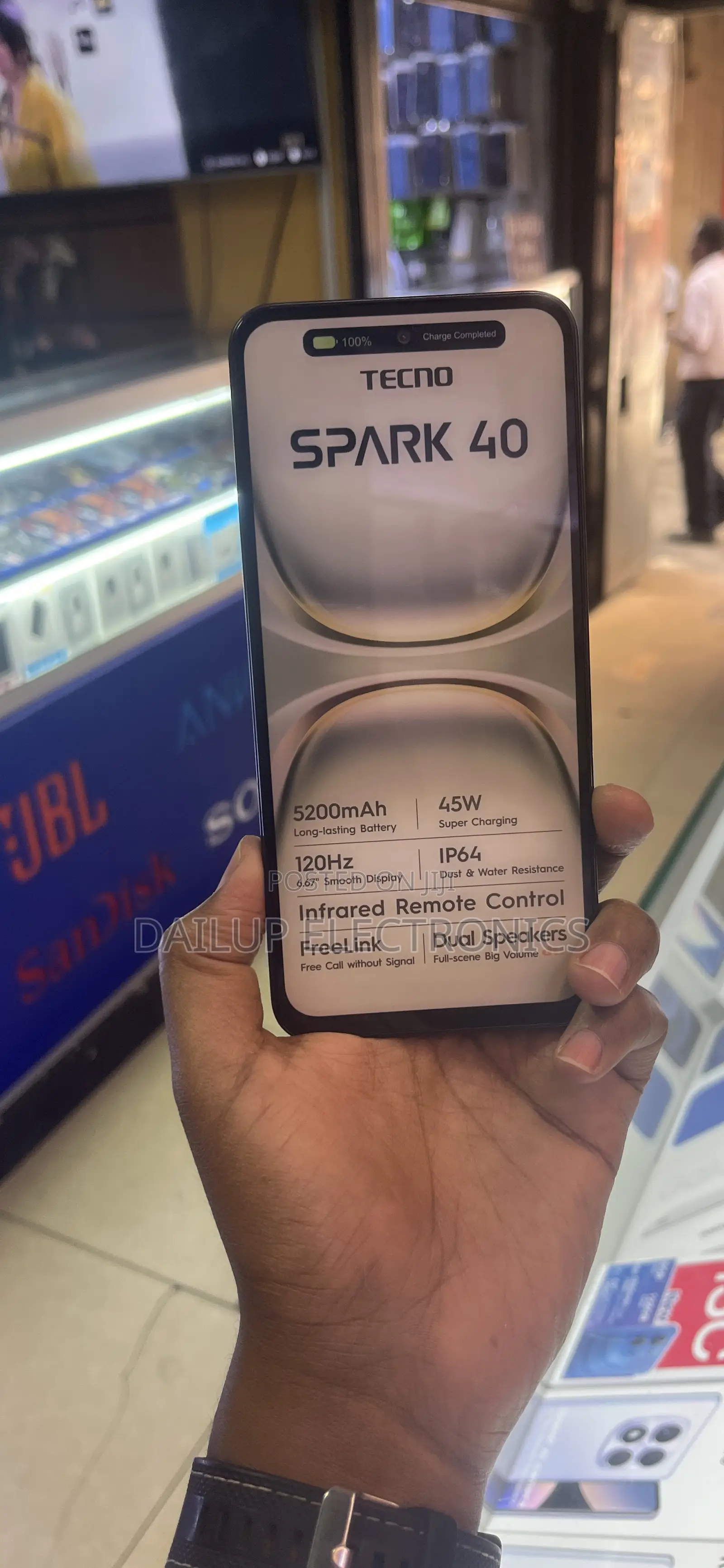 New Tecno Spark 40 128 GB Silver