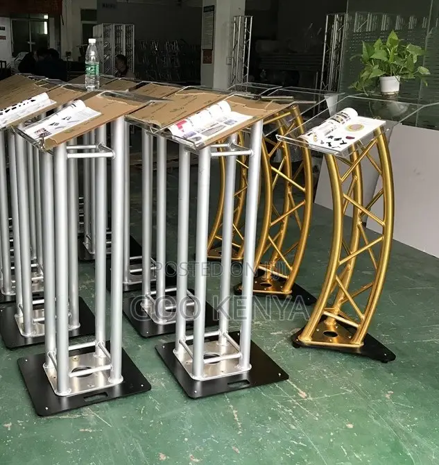 Outdoor Conference Stands; Clear Acrylic Podium Stand for Halls