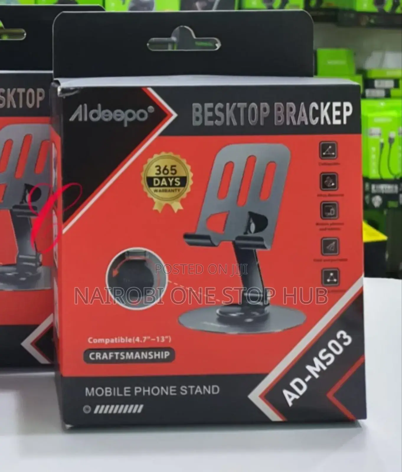 Aldeepo Ad-Ms03 Alloy Mobile Phone Stand