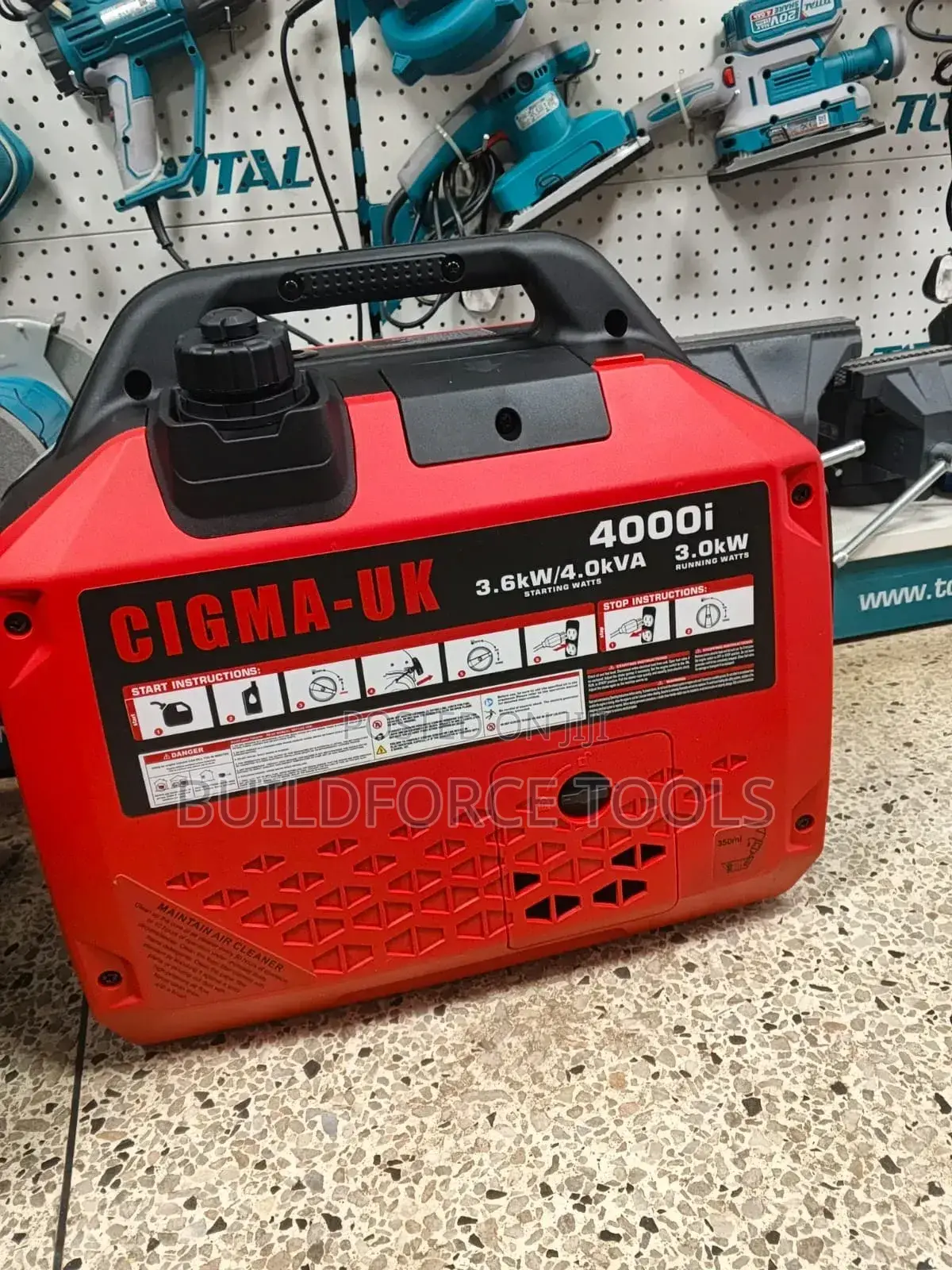 4kva 3 .5kw Cigma Uk Portable Inverter Generator