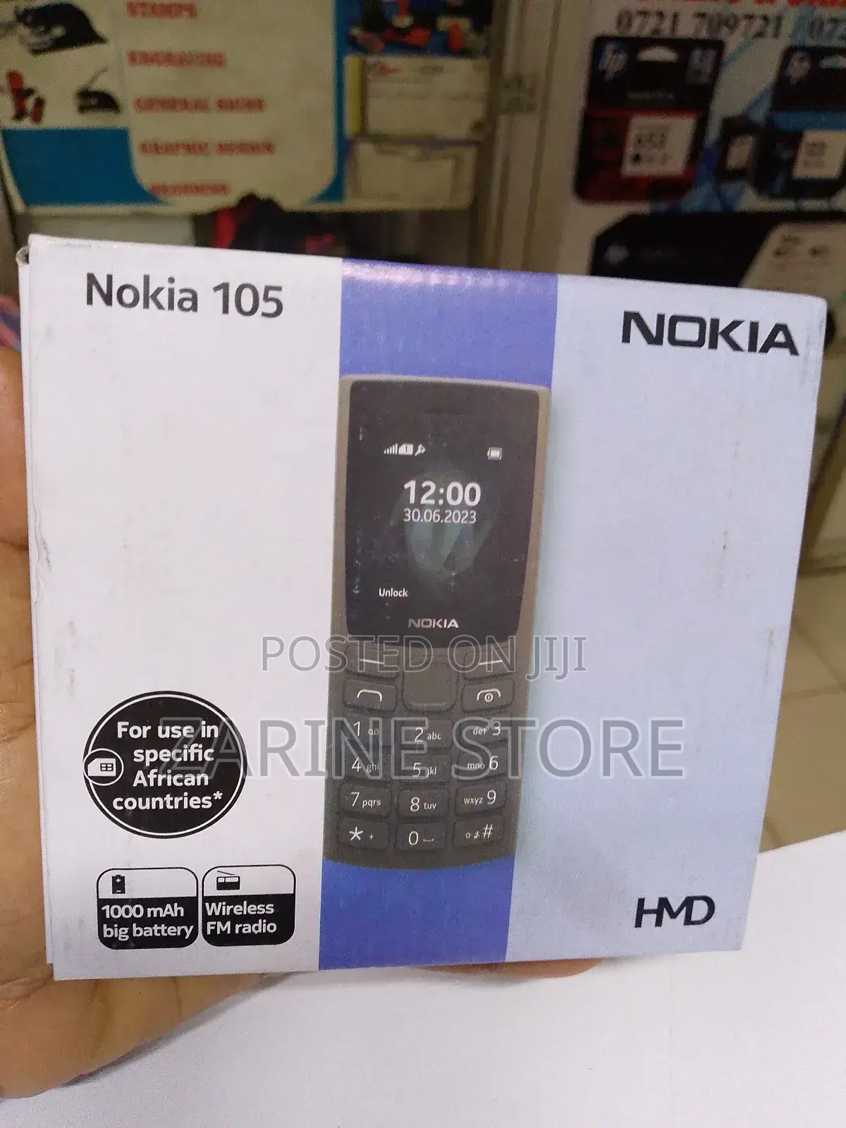 New Nokia 105 Black
