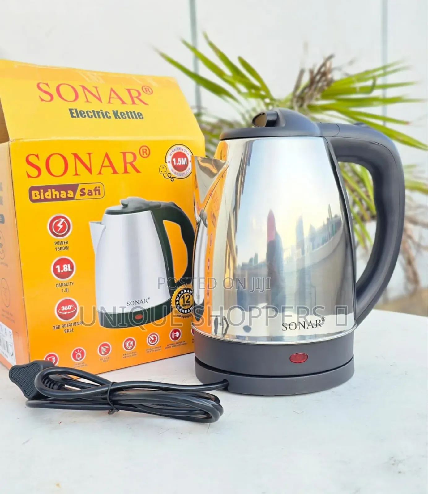 New in Sonar Electric Kettle