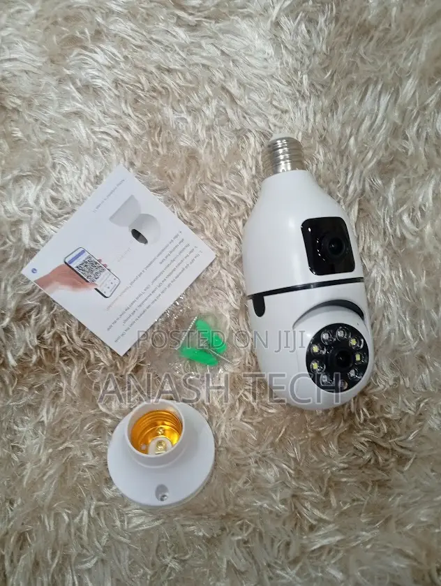Top Sell Wifi Bulb PTZ Camera Dual Lens App V380 Pro