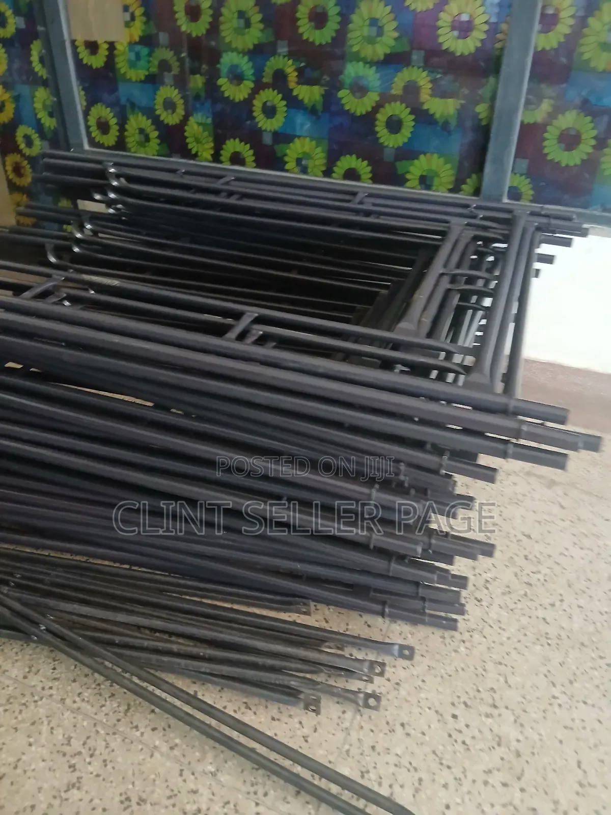 Construction Scaffolding Ladder (Black) 2m
