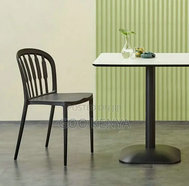 Home Chair; Vibrant Stackable Multi-Color Plastic Chair for Outdoor