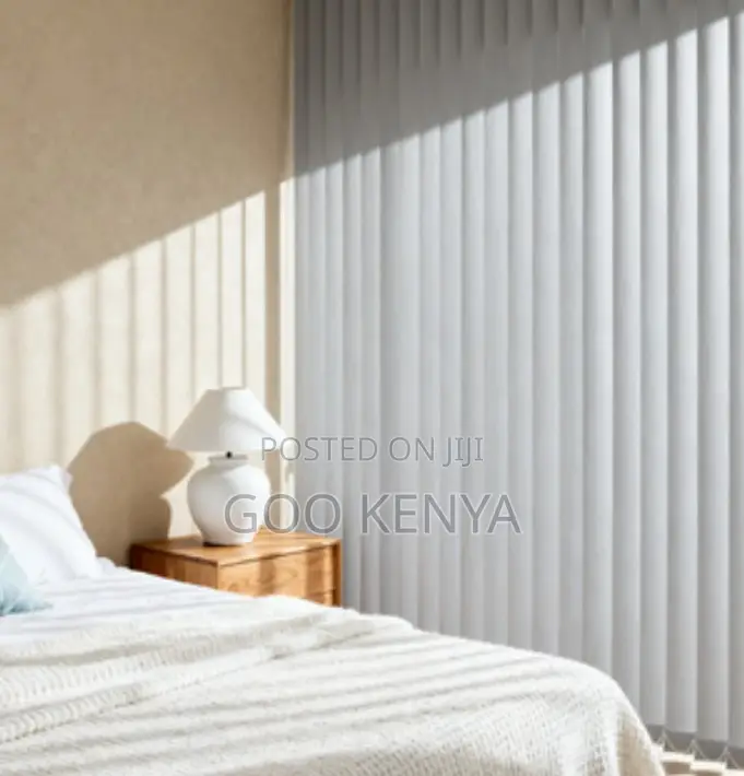 Home Curtain Blinds; Gliding Vertical Curtain Shades for Glass Panels