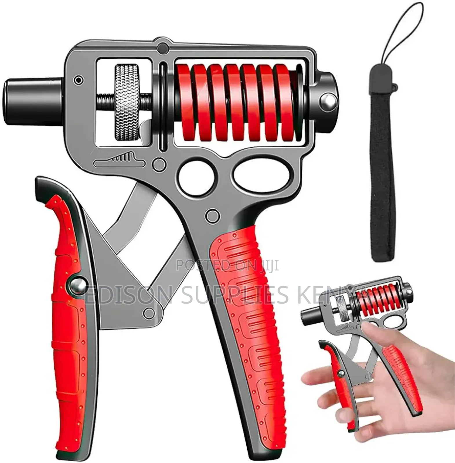 Hand Grip Strengthener 165kgs Adjustable Hand Gripper 5 To 165kg