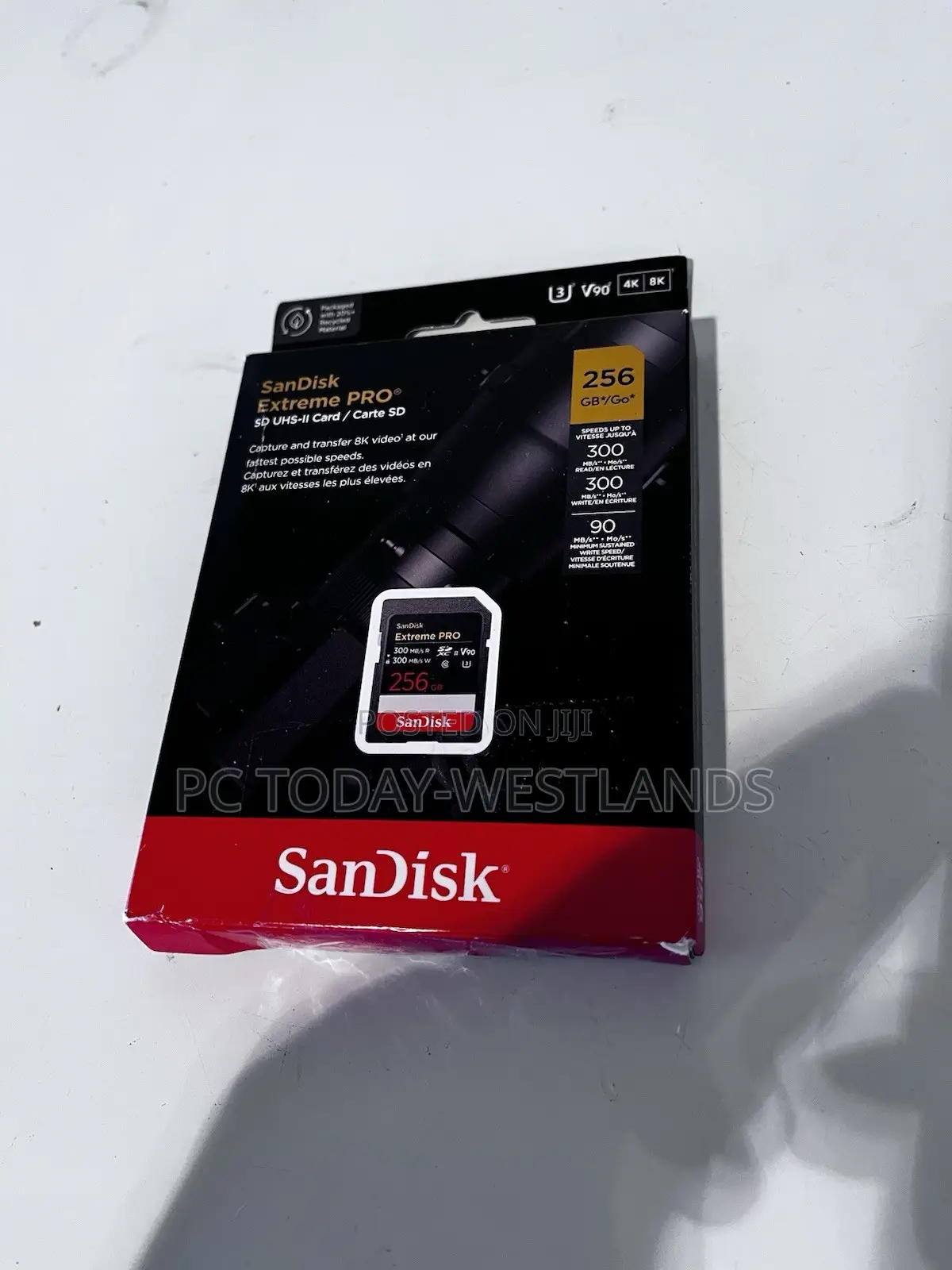 Sandisk 256gb Extreme Pro SDXC Uhs-Ii Memory Card - Up to 300mb/S