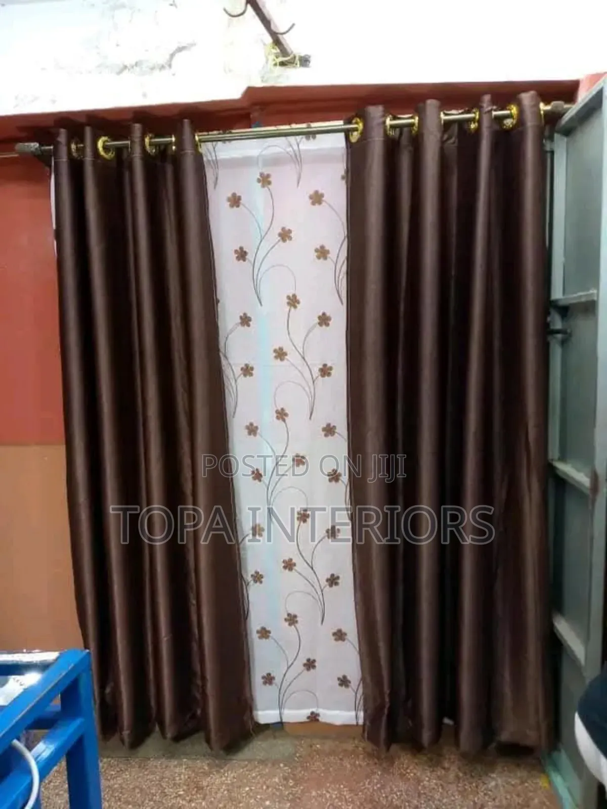Dark Brown Elegant Curtains for All Windowd