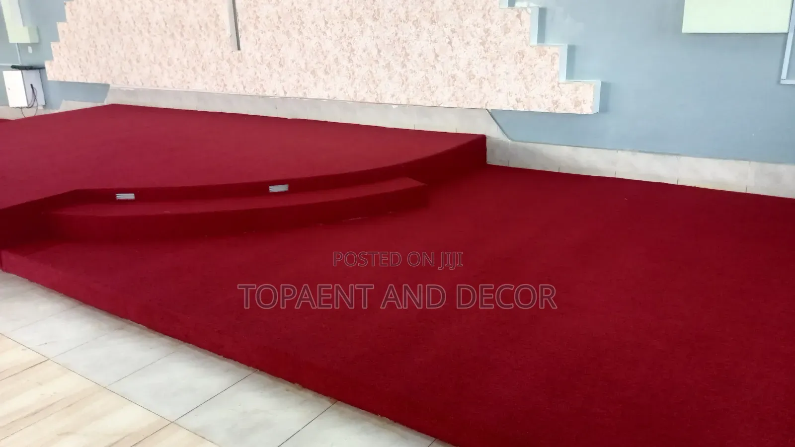 Non Slip Pulpit Wall to Wall Carpet Installation