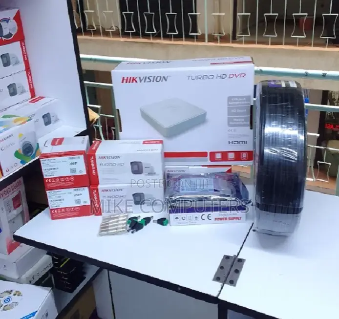 Hikvision CCTV Kit With 4 Bullet/Dome1080p Full Hd 2mp CCTV Cameras