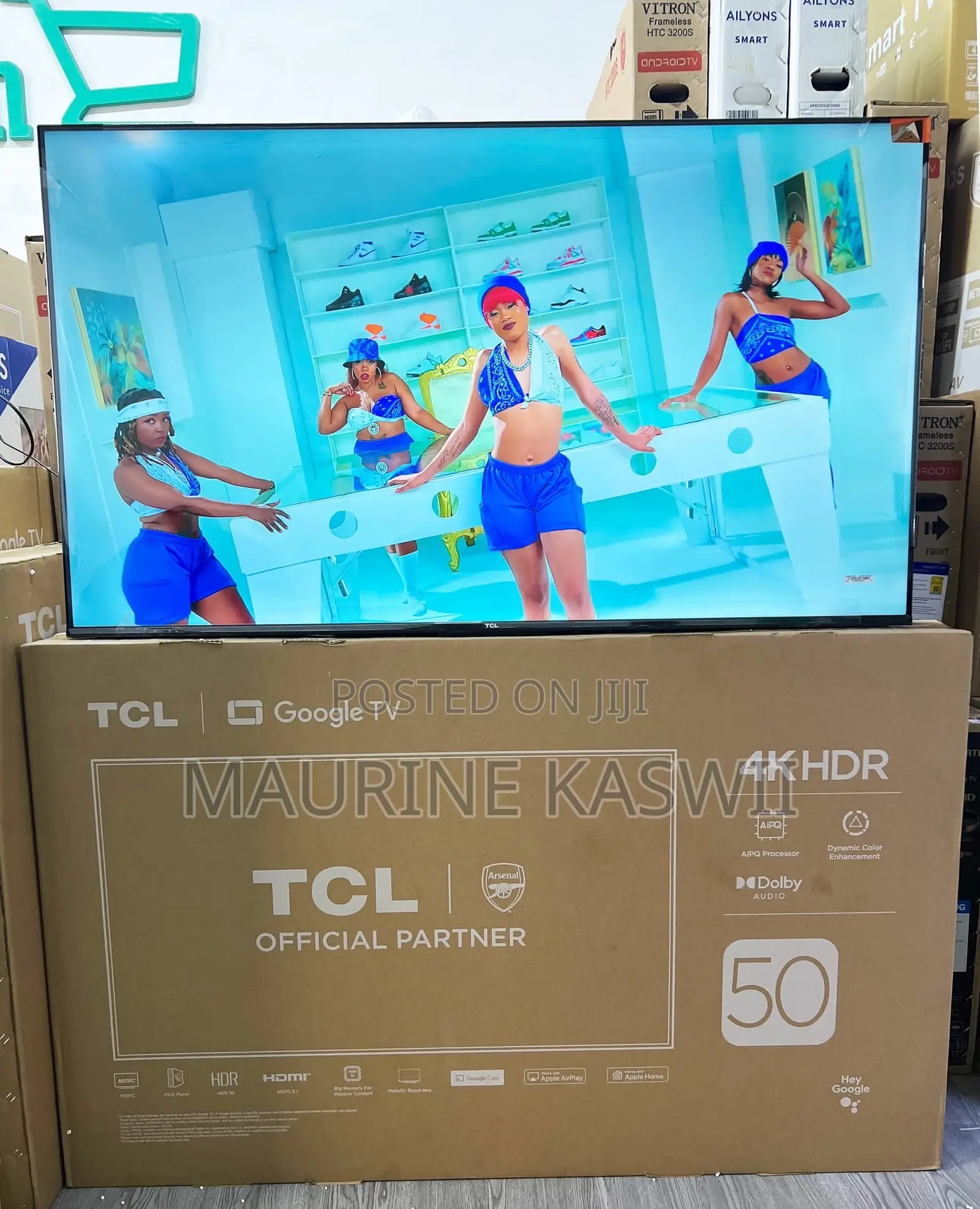 TCL 50′′ HDR Google Tv (New 2025) 50 V6c