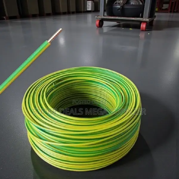 1.5mm Yellow Green Domestic Wiring PVC Insulated Cable