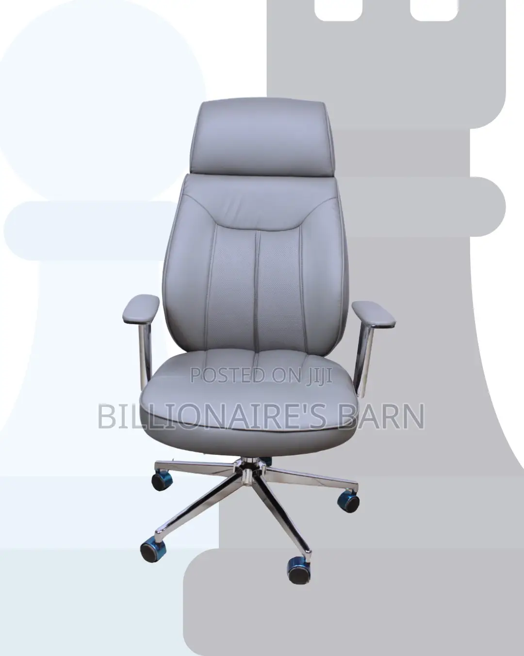 Durable Grey — (High-Back) Office | Top Seller in Kenya