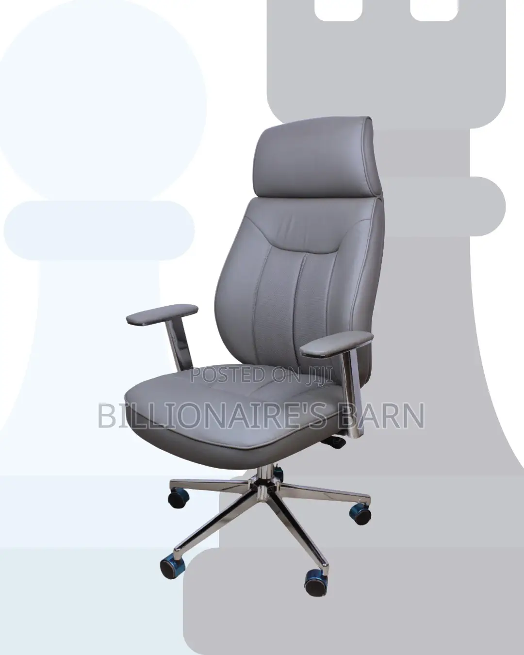 Durable Grey — (High-Back) Office | Top Seller in Kenya