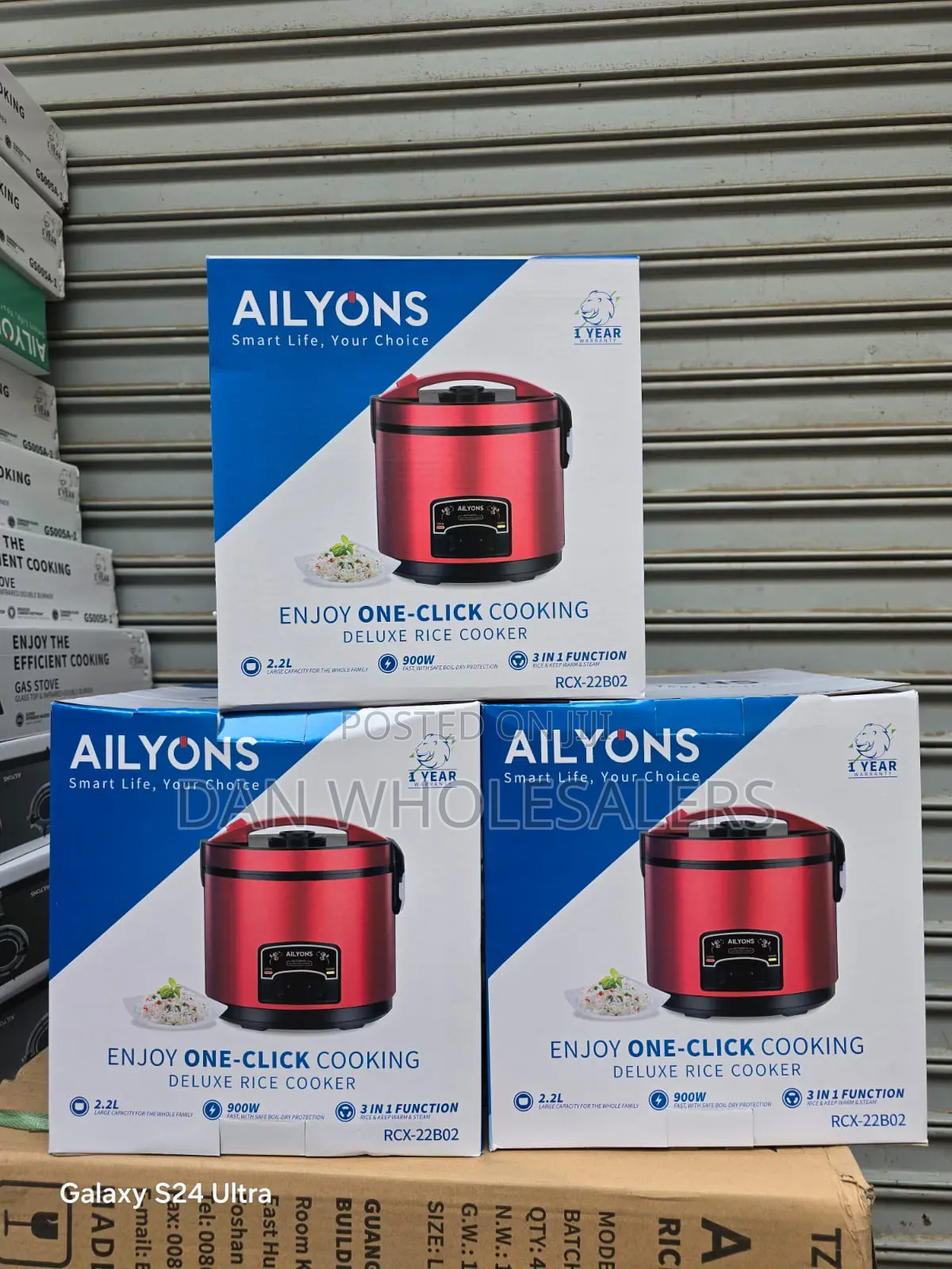 Ailyons Rice Cooker 2.2 Liters