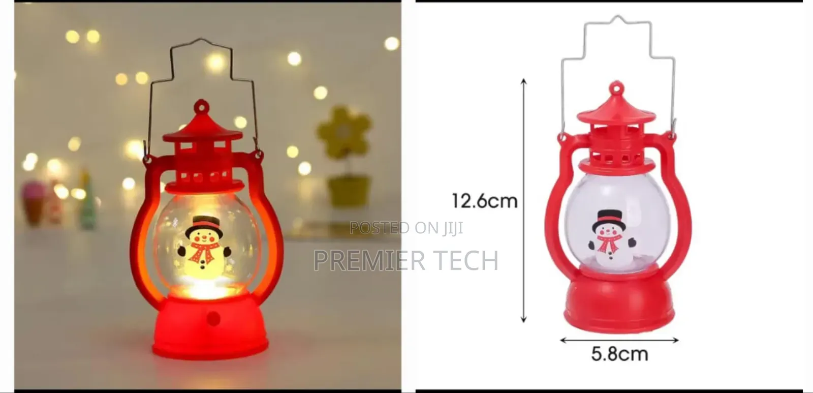 Christmas Lantern, Red Only
