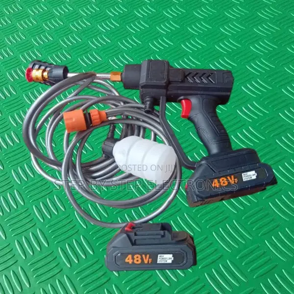 Wireless 48v Rechargeable High Pressure Car Wash Spray Cleaning Gun