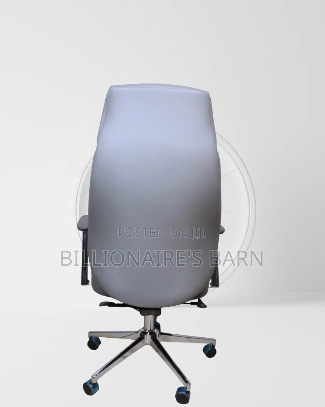 Breathable Grey Office Leather Executive | Nairobi Delivery Guaranteed