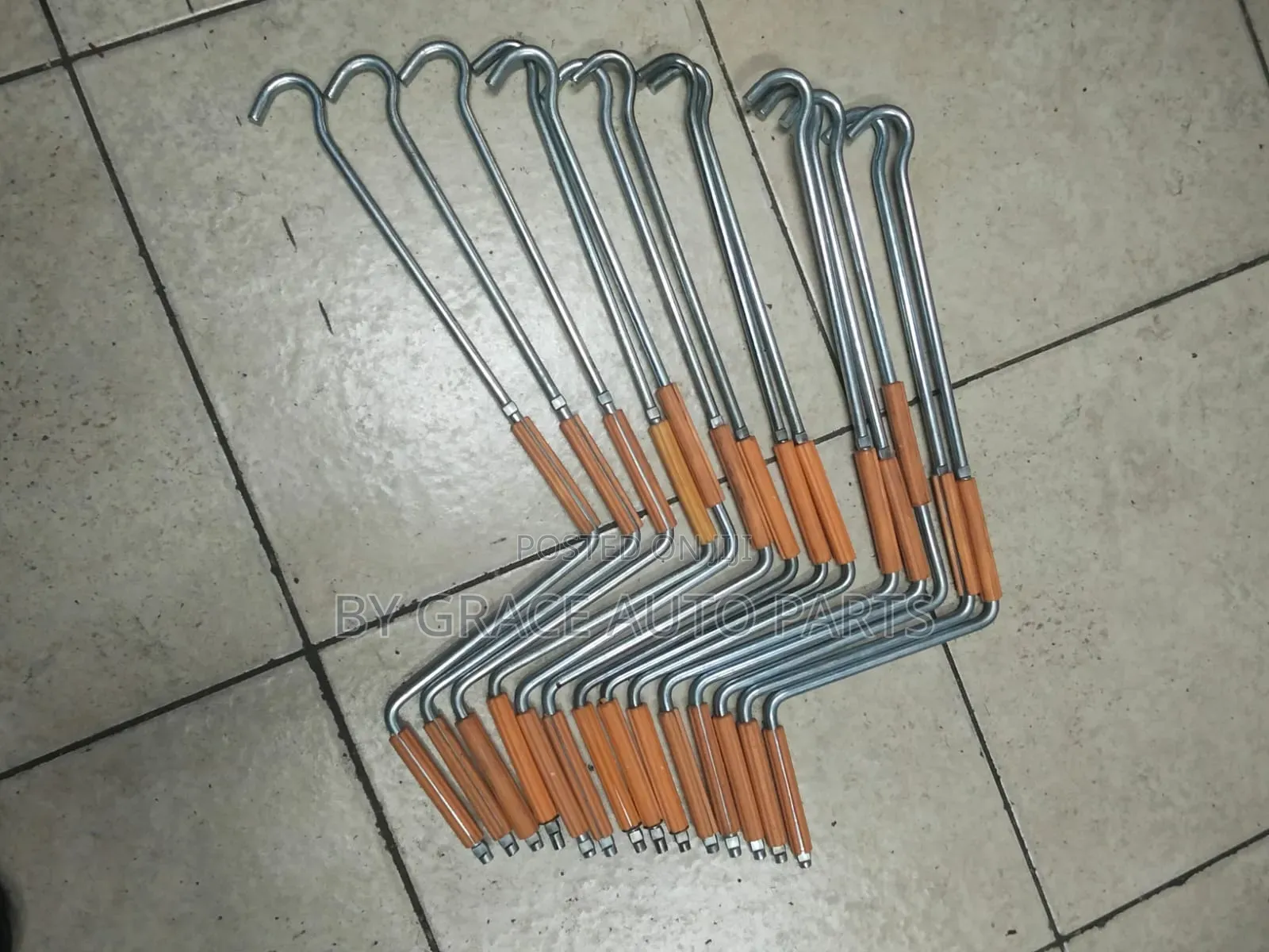 Scissor Jack Handles/ Sticks With Rubber.