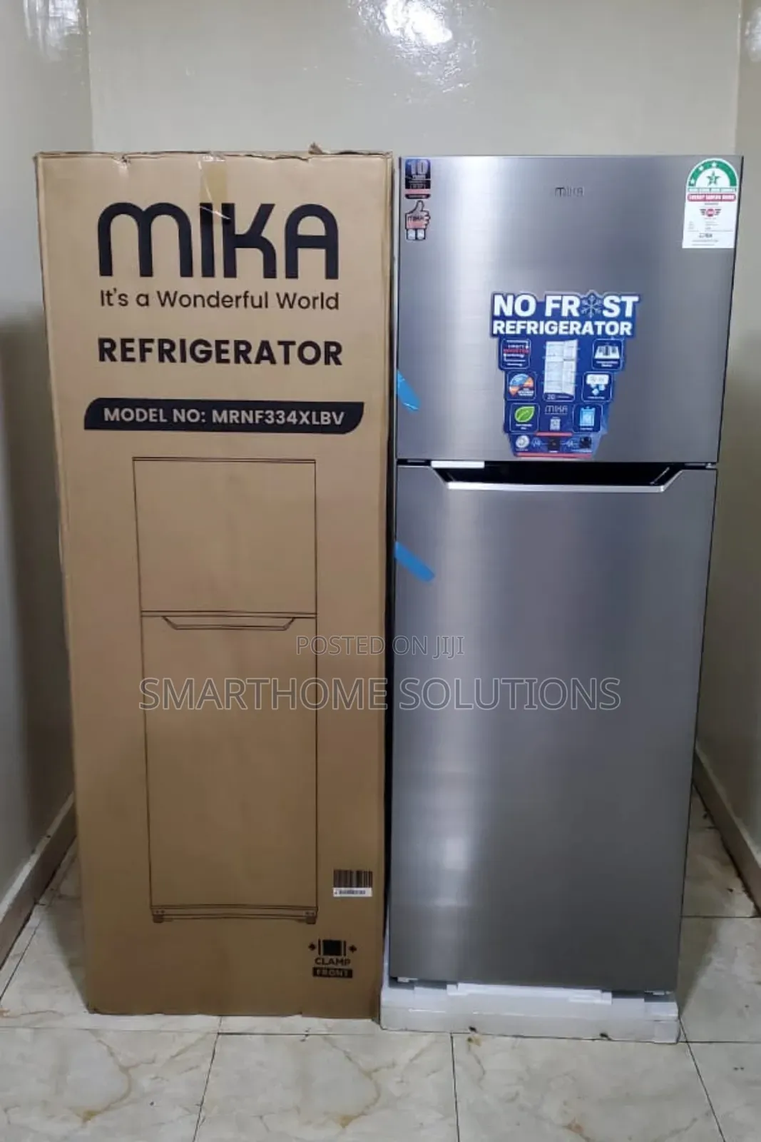 Good Quality Mika 334 Litres No Frost Double Door Refrigerator