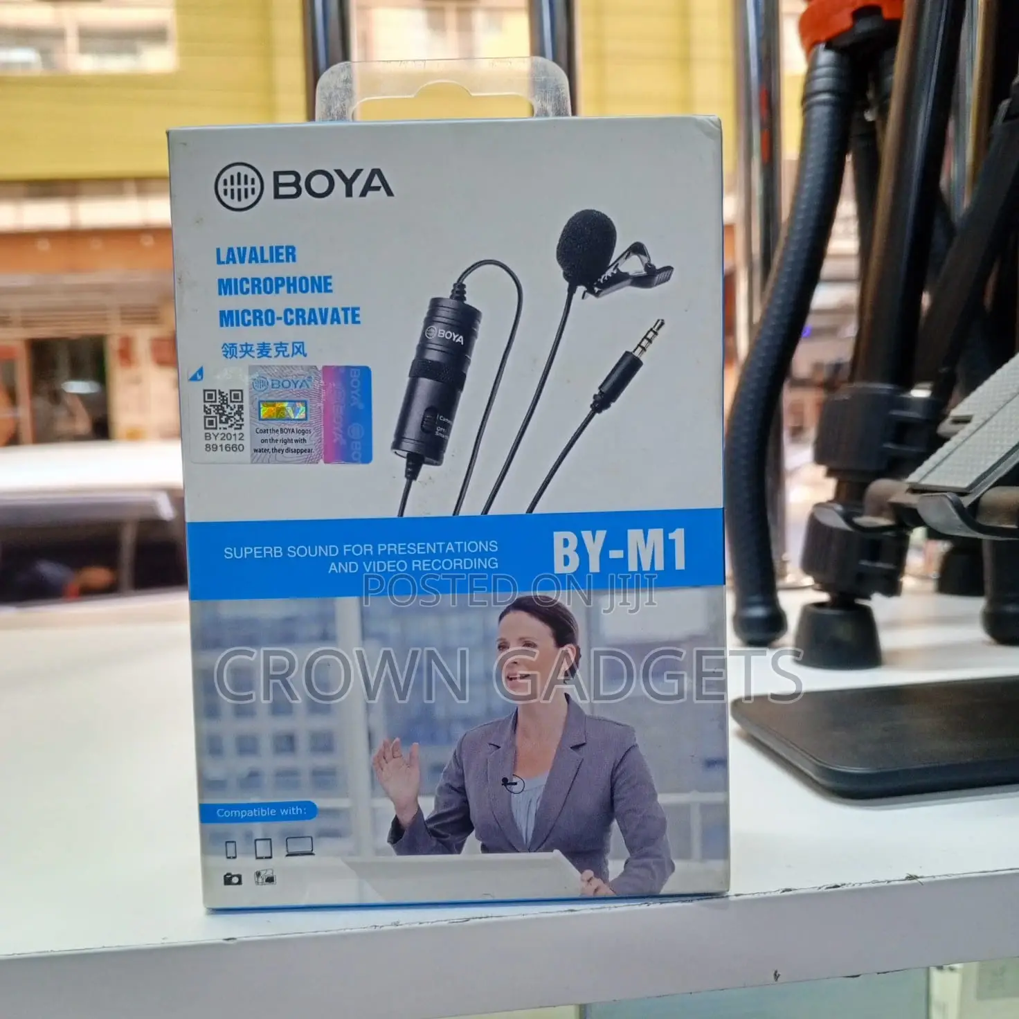Boya by-M1 Lavalier Microphone – Clear Audio for Video Speech