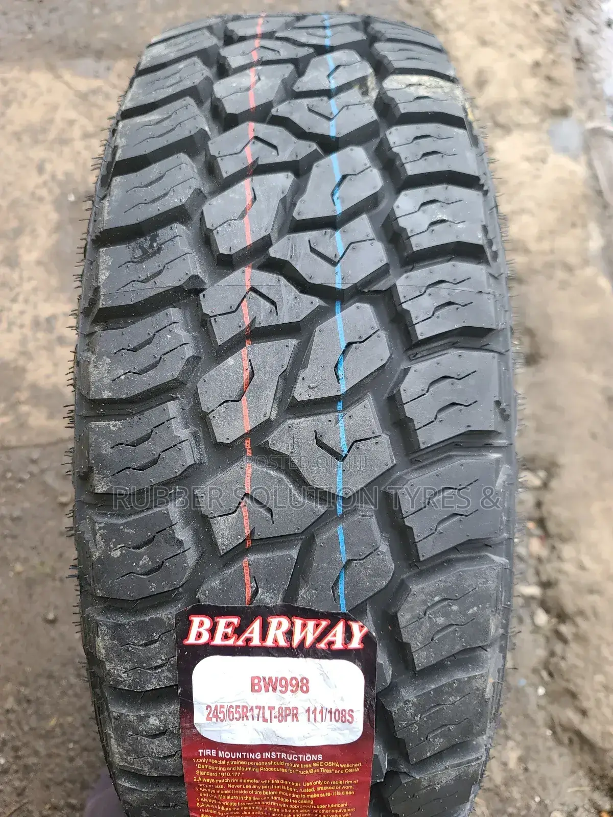 245/65 R17 Bearway Tyres Bw998 L/T 8pr