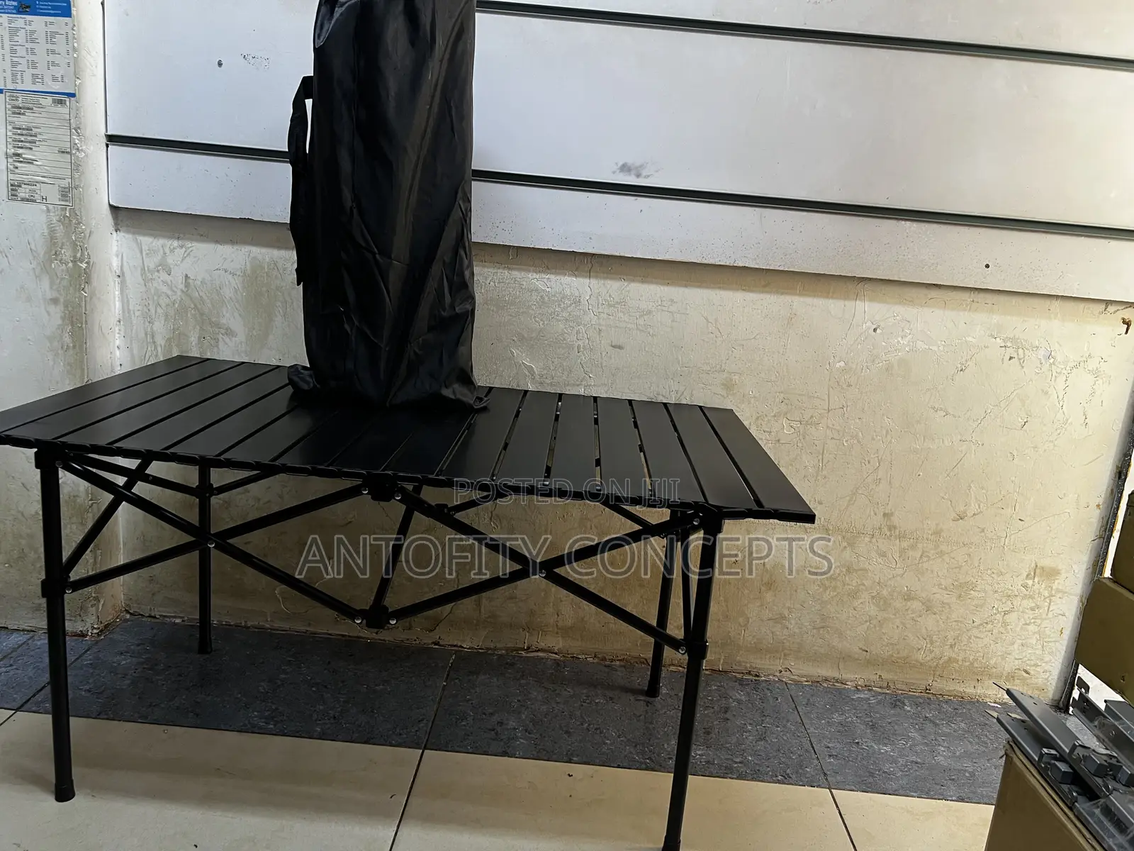 Camping Table. Ultralight Portable Aluminum Folding Table Holder