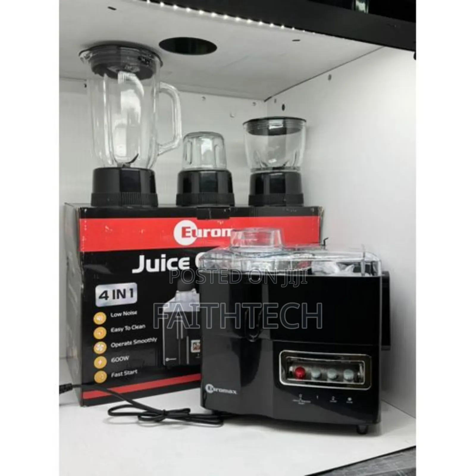 Euromax 4 in 1 Food Processor 600w